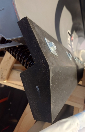HILLTIP Ersatzschürfleisten-Kit für SnowStriker SP gerade Schneeschilder - verbesserte Version mit Stahleinlage